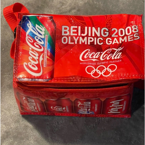 Coca Cola mini cooler, 2008 Beijing Olympics. - Picture 1 of 6